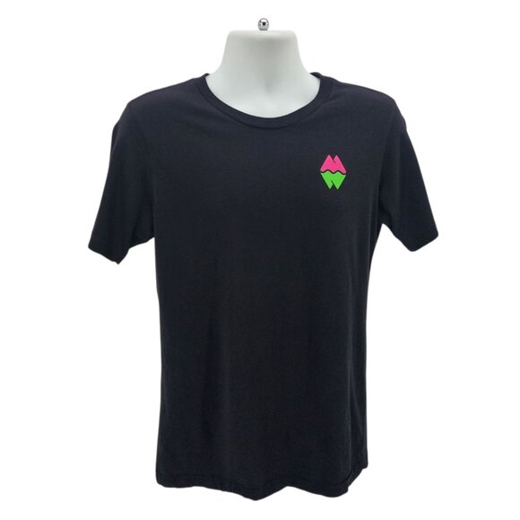 Meow Wolf Adult Medium Shirt Graphic Logo Black Multicolor Crewneck T-Shirt - Picture 2 of 7